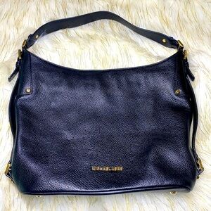 Michael Kors- Bedford Black Pebbled  Shoulder Bag